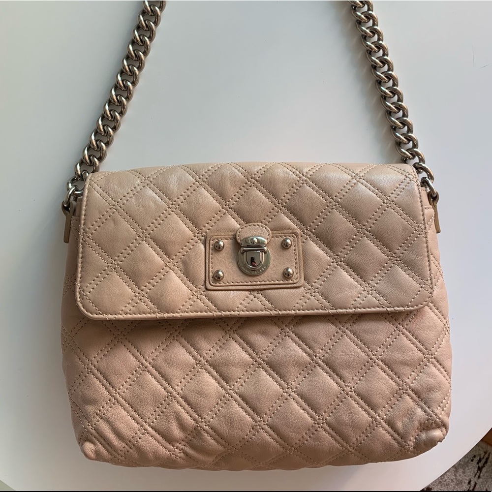 Marc Jacobs Quilted Rose Leather bag